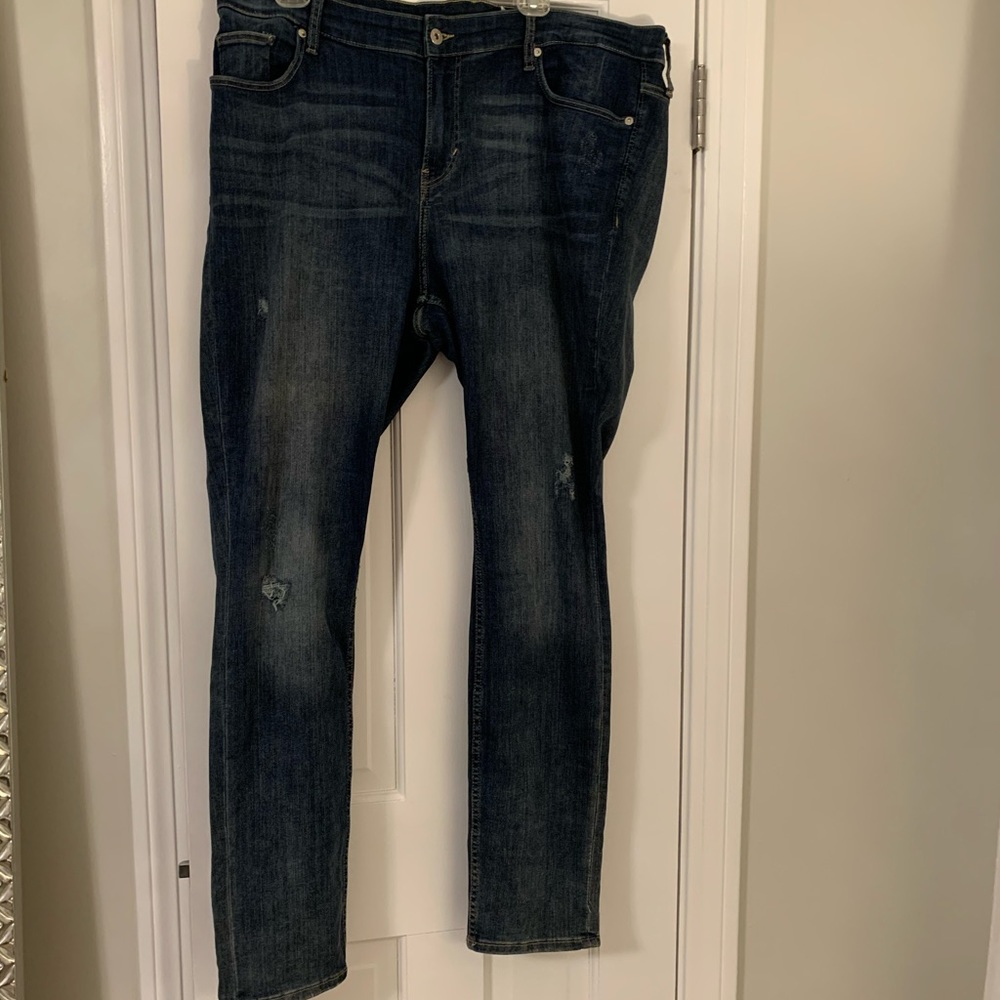 H&M plus size slim jeans.